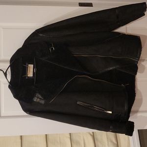 Michael Kors fleeced lined bomber jacket size L